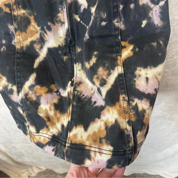 Free people Midnight bleach dyed denim mini skirt women’s size 0 - Picture 4 of 9